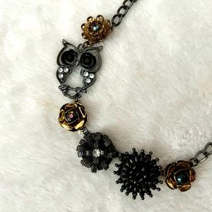 Chunky Owl Statement Necklace